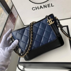 CHANEL香奈儿工厂原单是正品吗菱格羊皮GABRIELLE小号流浪包A91810