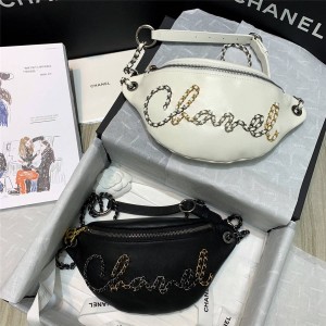 chanel中国官网香奈儿原单奢侈品网购网站字母LOGO腰包胸包AS1783