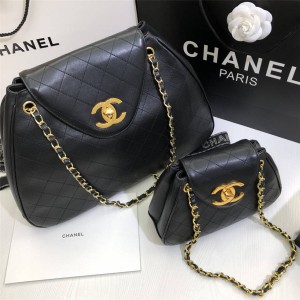 CHANEL官网香奈儿360奢侈品网站新款中古系列羊皮链条包饺子包