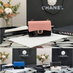 chanel欧洲官网香奈儿正品迷你CF亚克力盒子包晚宴包AS2513