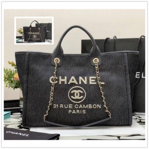 CHANEL香奈儿AS3257 A93786 新款中号/大号沙滩包购物袋