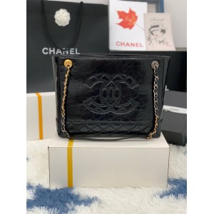 CHANEL香奈儿AS1875 新款双C大LOGO购物袋