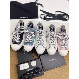 Chanel香奈儿Converse匡威联名款中文官网正品系带鞋休闲板鞋帆布鞋